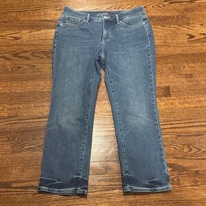 NYDJ Marilyn Straight Jean Size 8 with Liftxtuck Texhnology